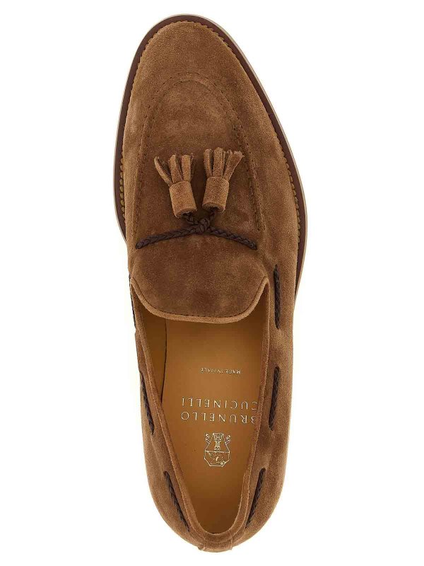 Suede Loafers shop online: BRUNELLO CUCINELLI