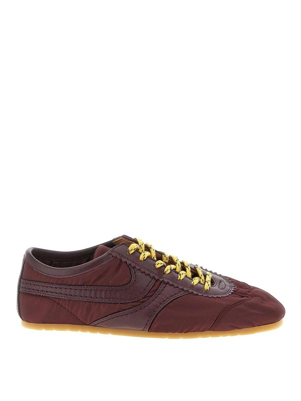 DRIES VAN NOTEN: Chaussures de sport - Baskets - Rouge Brun