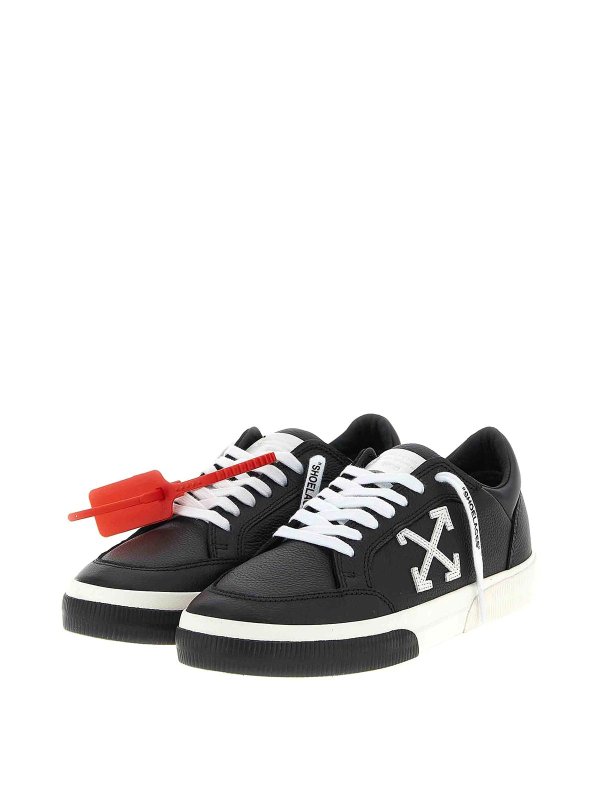 OFF-WHITE: trainers online - New Low Vulcanized Leather Sneakers