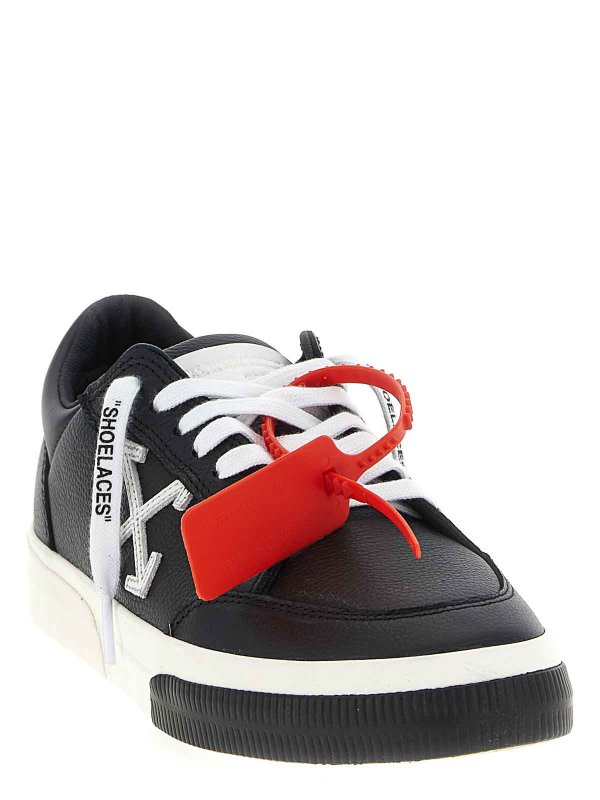 The Best Shops OFF-WHITE: trainers - New Low Vulcanized Leather Sneakers