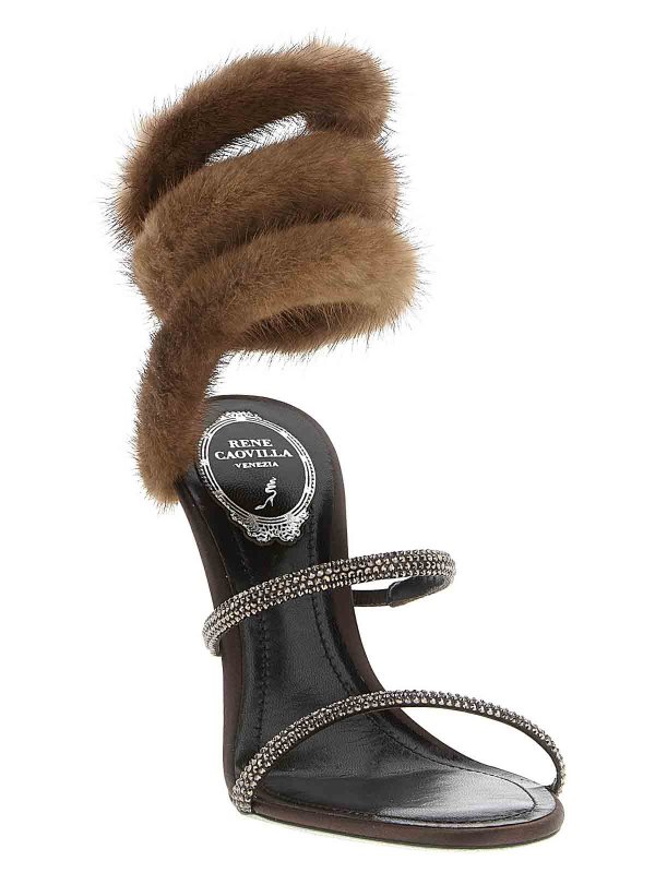 RENE CAOVILLA: サンダル online - サンダル - ブラウン