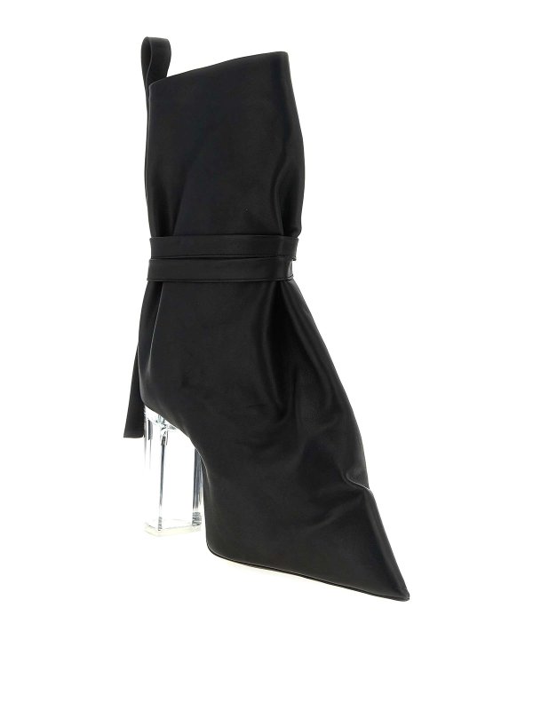 RICK OWENS: ankle boots online - Tied Taco Kiss Ankle Boots