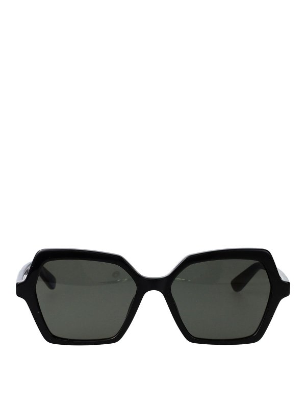 ALEXANDER MCQUEEN: Sonnenbrillen - Sonnenbrille - Schwarz