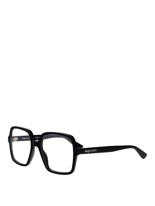 ALEXANDER MCQUEEN: 眼鏡 online - 眼鏡 - 黒