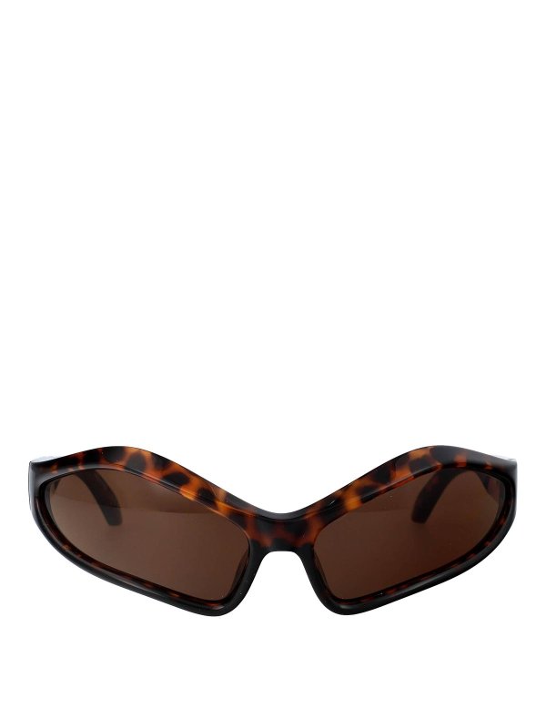 BALENCIAGA: Lunettes de soleil - Lunettes De Soleil - Marron