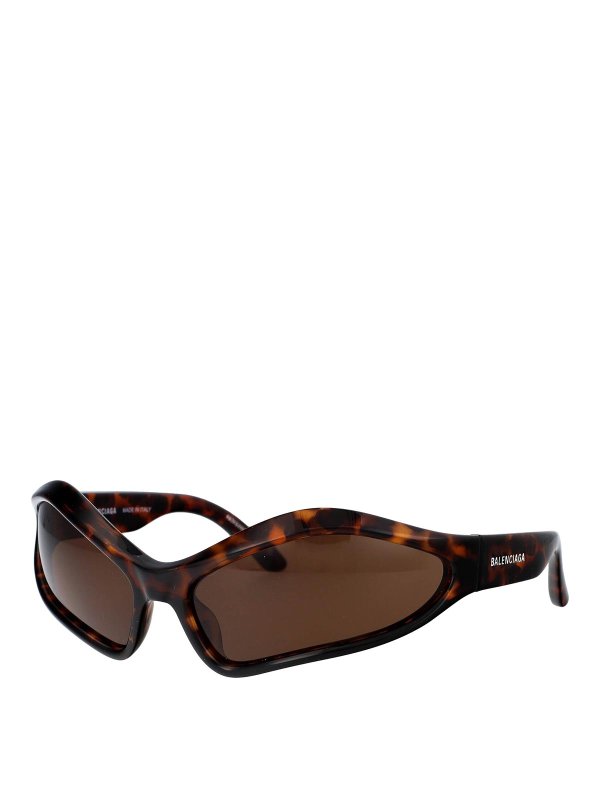 BALENCIAGA: Lunettes de soleil online - Lunettes De Soleil - Marron