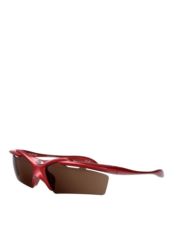 BALENCIAGA: Lunettes de soleil online - Lunettes De Soleil - Rouge