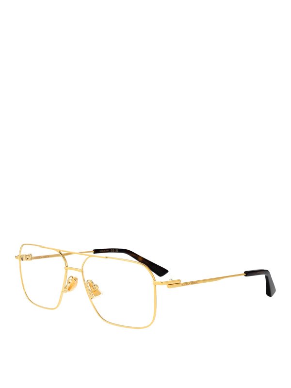 BOTTEGA VENETA: Lunettes online - Lunettes - Or