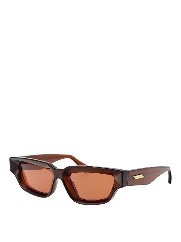 BOTTEGA VENETA: Lunettes de soleil online - Lunettes De Soleil - Marron