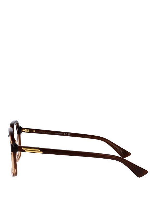 The Best Shops BOTTEGA VENETA: 眼鏡 - 眼鏡 - ブラウン