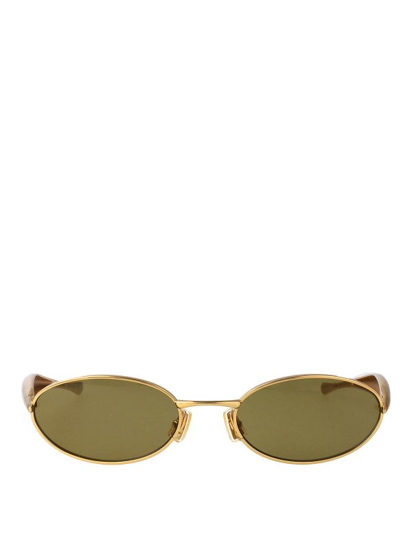 BOTTEGA VENETA: Sonnenbrillen - Sonnenbrille - Gold