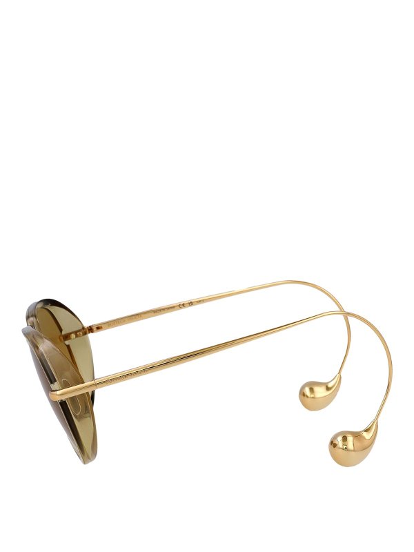 The Best Shops BOTTEGA VENETA: Sonnenbrillen - Sonnenbrille - Gelb