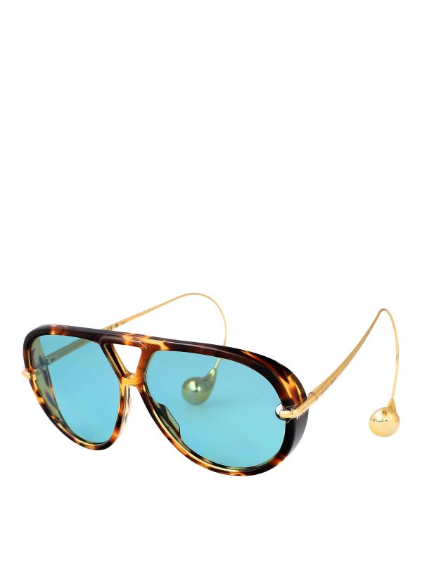 BOTTEGA VENETA: サングラス online - サングラス - ブラウン