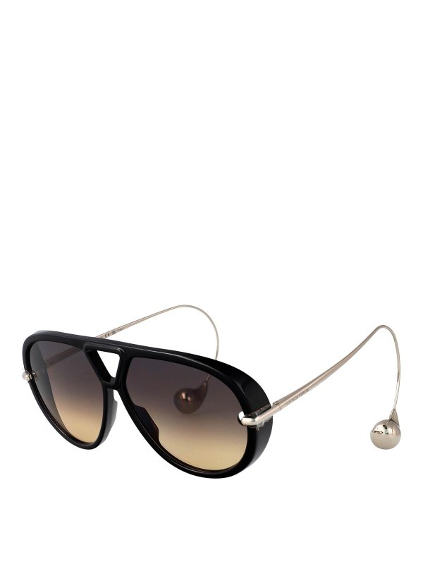 BOTTEGA VENETA: Lunettes de soleil online - Lunettes De Soleil - Noir