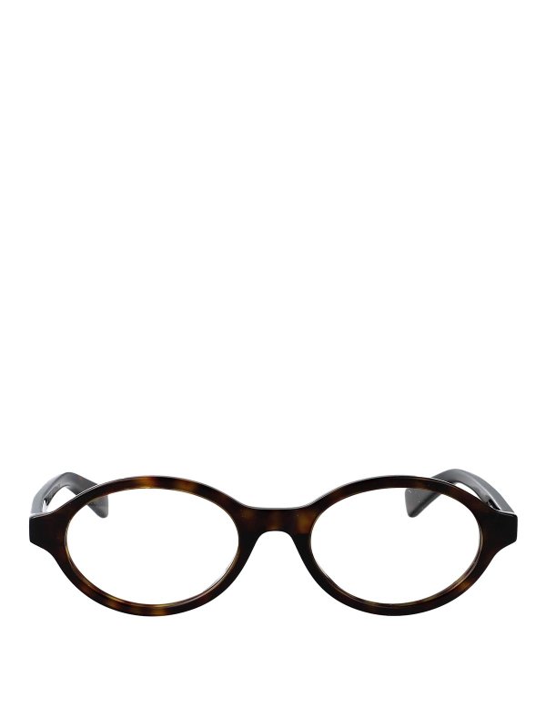 BOTTEGA VENETA: 眼鏡 - 眼鏡 - ブラウン