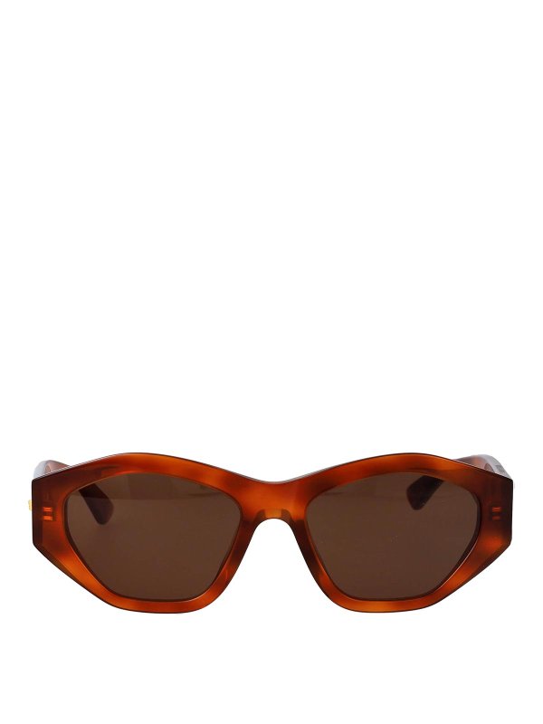 BOTTEGA VENETA: Lunettes de soleil - Lunettes De Soleil - Marron