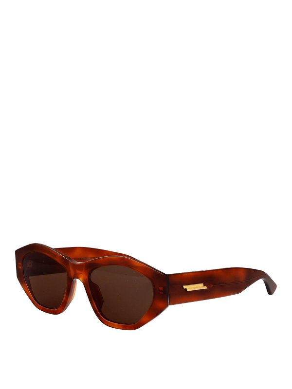 BOTTEGA VENETA: Lunettes de soleil online - Lunettes De Soleil - Marron