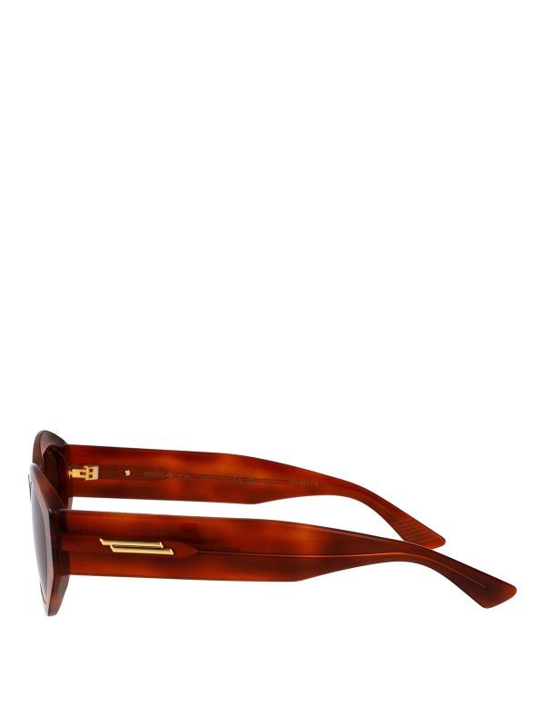 The Best Shops BOTTEGA VENETA: Lunettes de soleil - Lunettes De Soleil - Marron