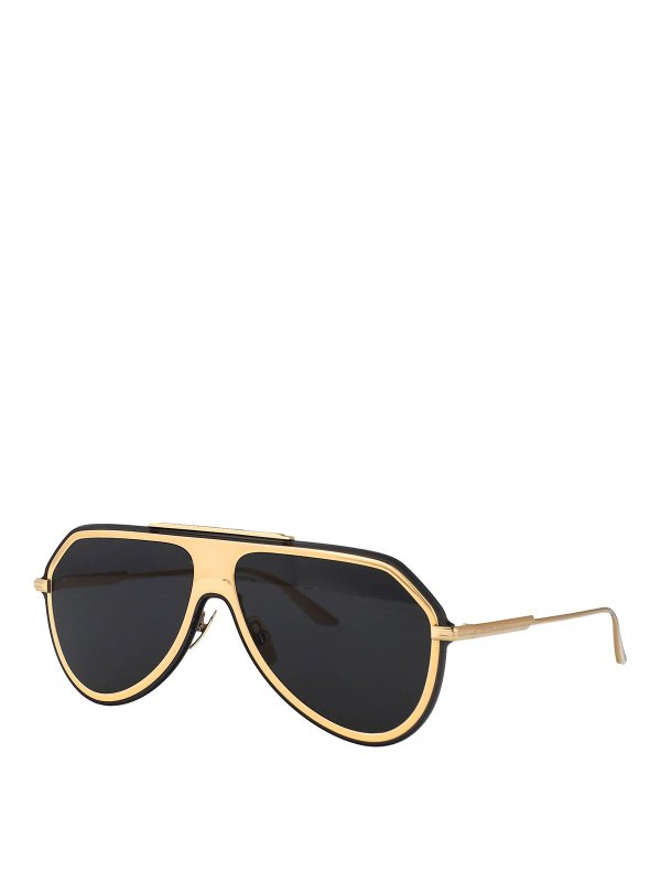 DOLCE & GABBANA: Lunettes de soleil online - Lunettes De Soleil - Or