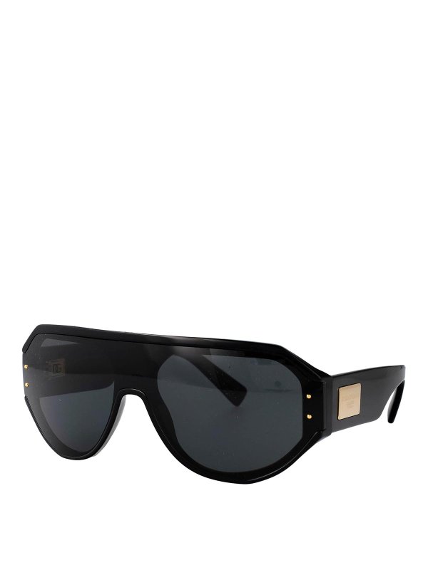 DOLCE & GABBANA: Lunettes de soleil online - Lunettes De Soleil - Noir