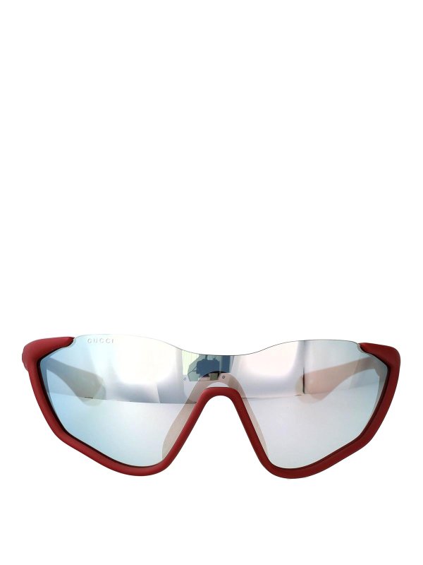 GUCCI: Gafas de sol - Gafas De Sol - Rojo Oscuro
