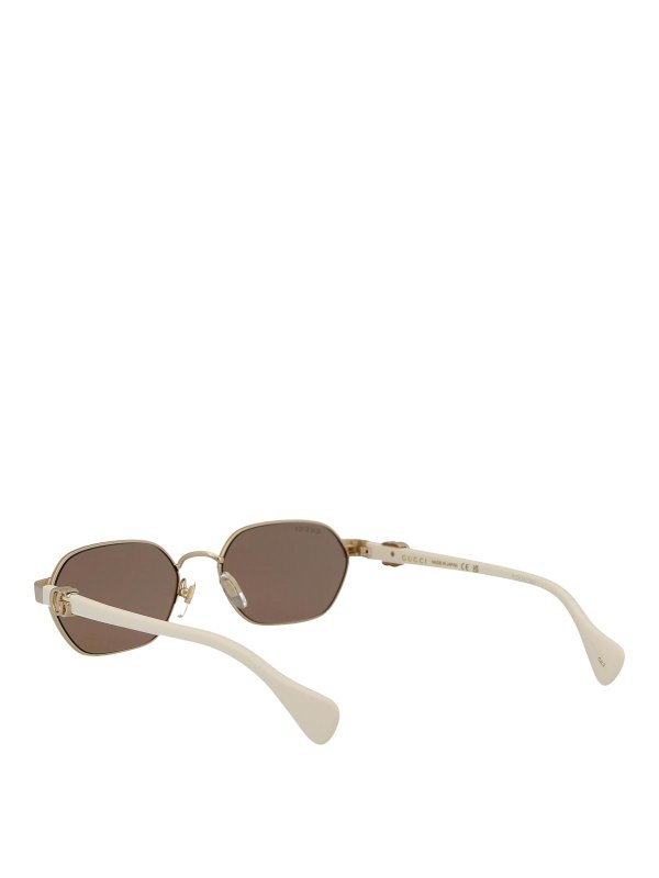 Lunettes De Soleil - Or shop online: GUCCI