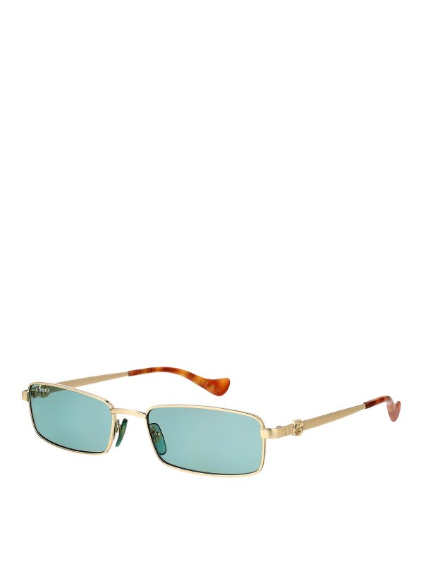 GUCCI: Gafas de sol online - Gafas De Sol - Dorado