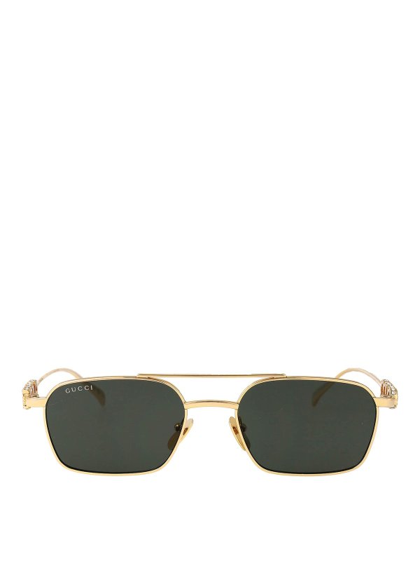 GUCCI: Lunettes de soleil - Lunettes De Soleil - Or