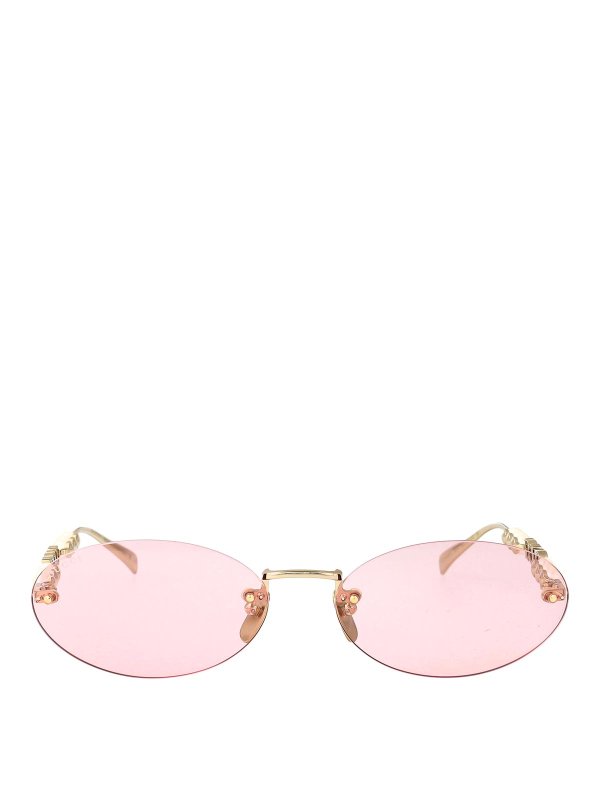 GUCCI: サングラス - サングラス - ヌードカラー