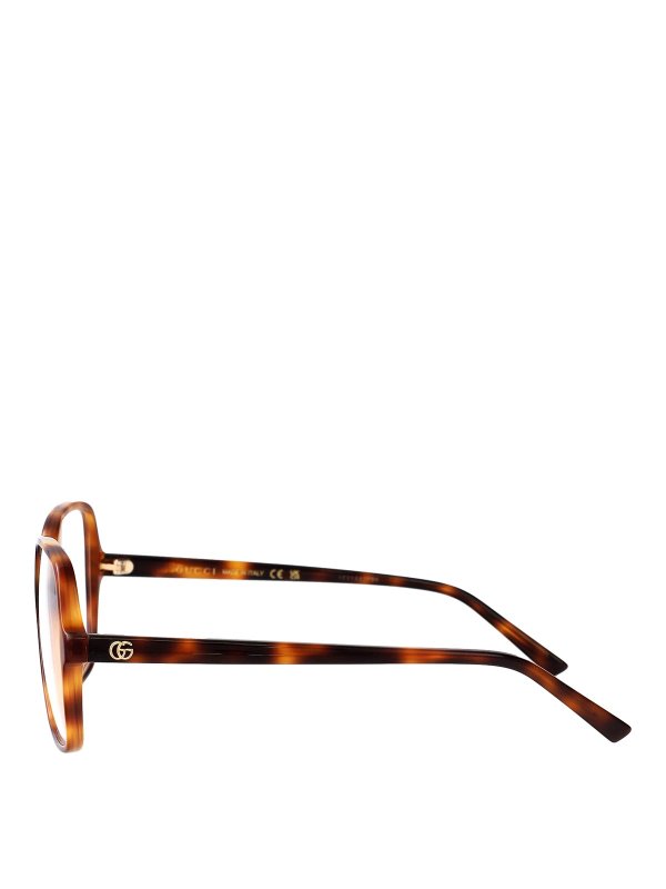 The Best Shops GUCCI: 眼鏡 - 眼鏡 - ブラウン