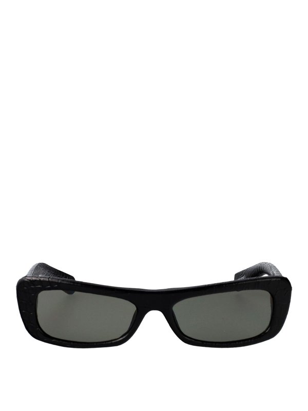 JACQUEMUS: Sonnenbrillen - Sonnenbrille - Schwarz