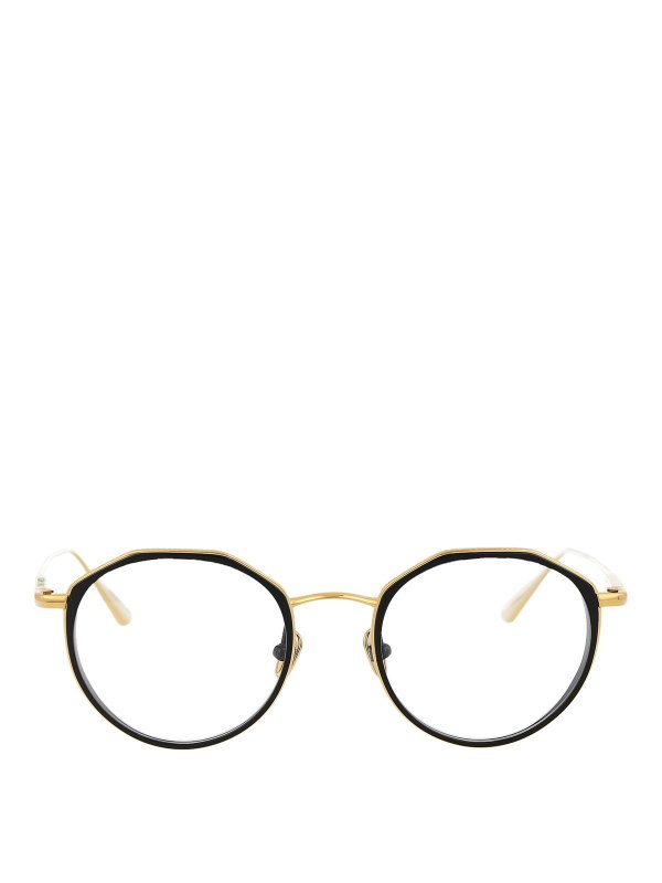 LINDA FARROW: Lunettes de soleil - Lunettes De Soleil - Or