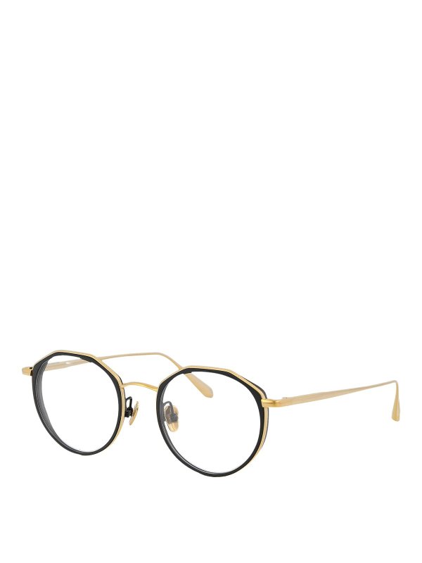 LINDA FARROW: Lunettes de soleil online - Lunettes De Soleil - Or