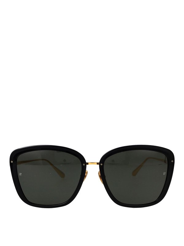 LINDA FARROW: Sonnenbrillen - Sonnenbrille - Schwarz