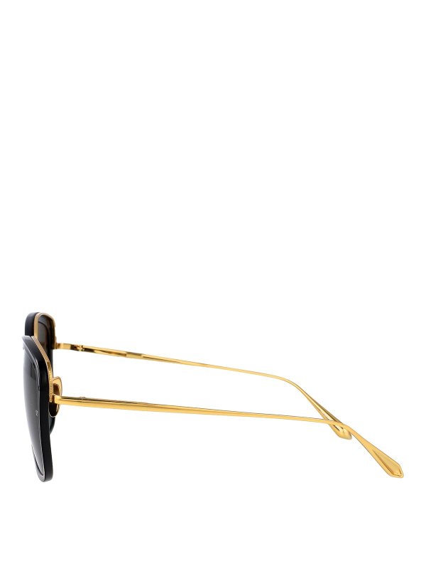 The Best Shops LINDA FARROW: Sonnenbrillen - Sonnenbrille - Schwarz