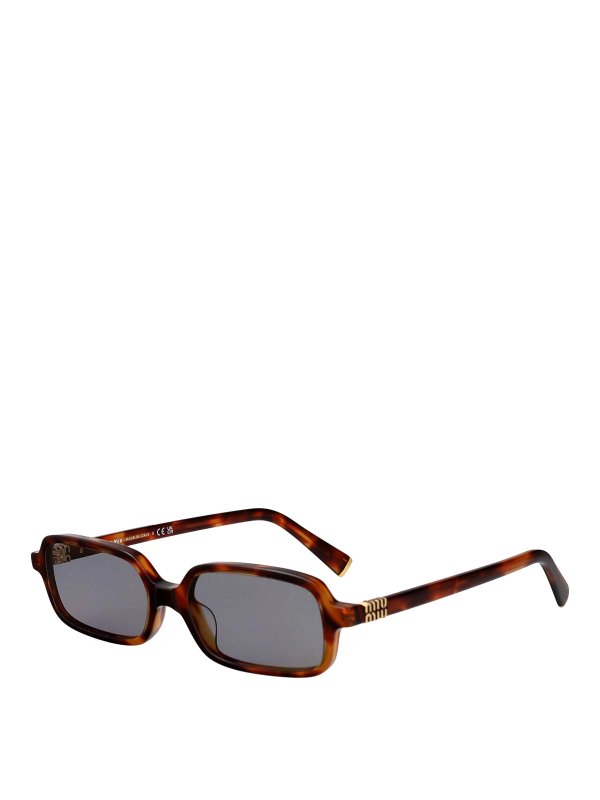 MIU MIU: サングラス online - サングラス - ブラウン