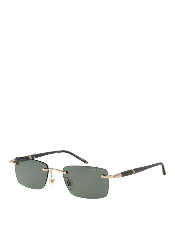 MONTBLANC: Lunettes de soleil online - Lunettes De Soleil - Or