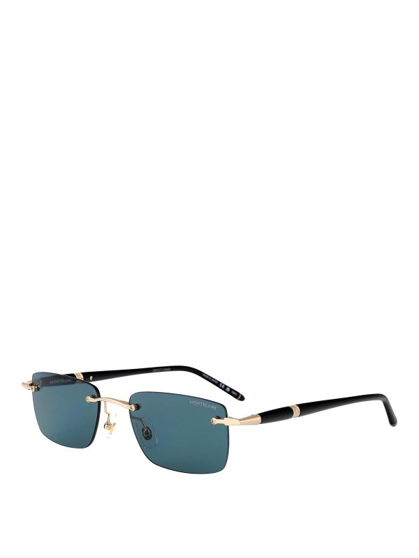 MONTBLANC: Lunettes de soleil online - Lunettes De Soleil - Or