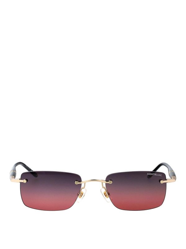 MONTBLANC: Lunettes de soleil - Lunettes De Soleil - Or