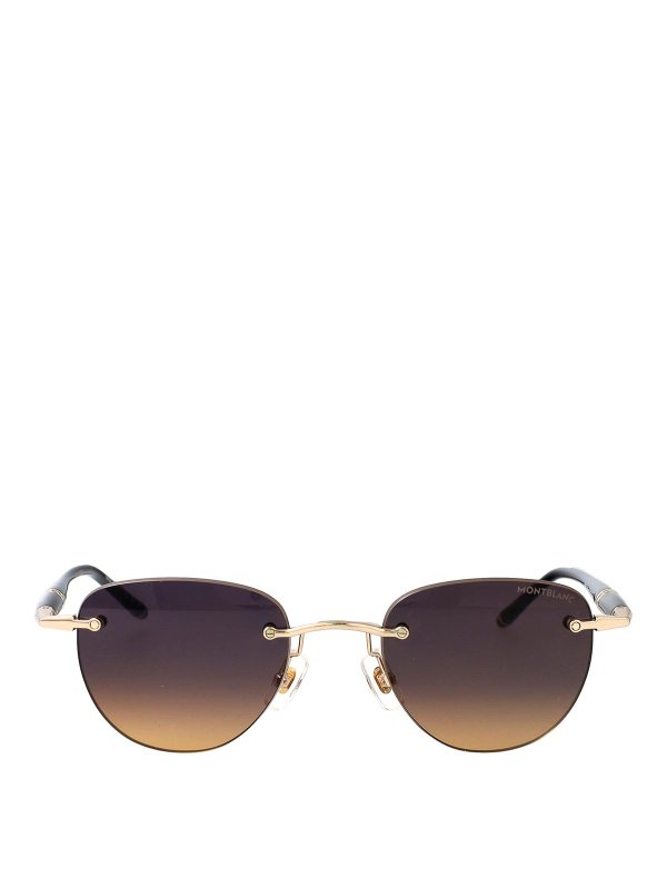 MONTBLANC: Lunettes de soleil - Lunettes De Soleil - Or