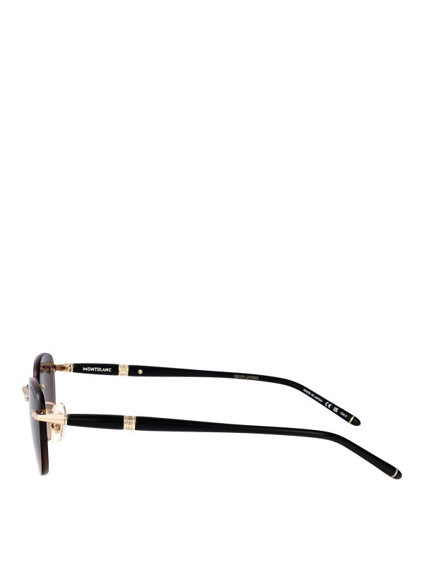 The Best Shops MONTBLANC: Lunettes de soleil - Lunettes De Soleil - Or