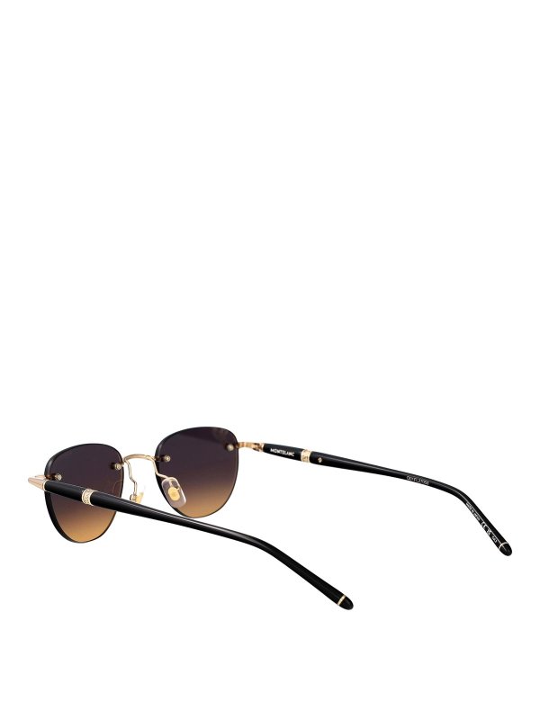 Lunettes De Soleil - Or shop online: MONTBLANC