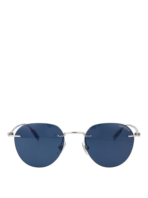 MONTBLANC: Gafas de sol - Gafas De Sol - Plata