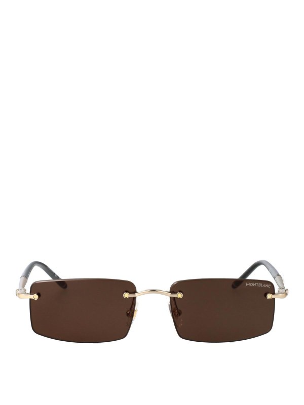MONTBLANC: Lunettes de soleil - Lunettes De Soleil - Or