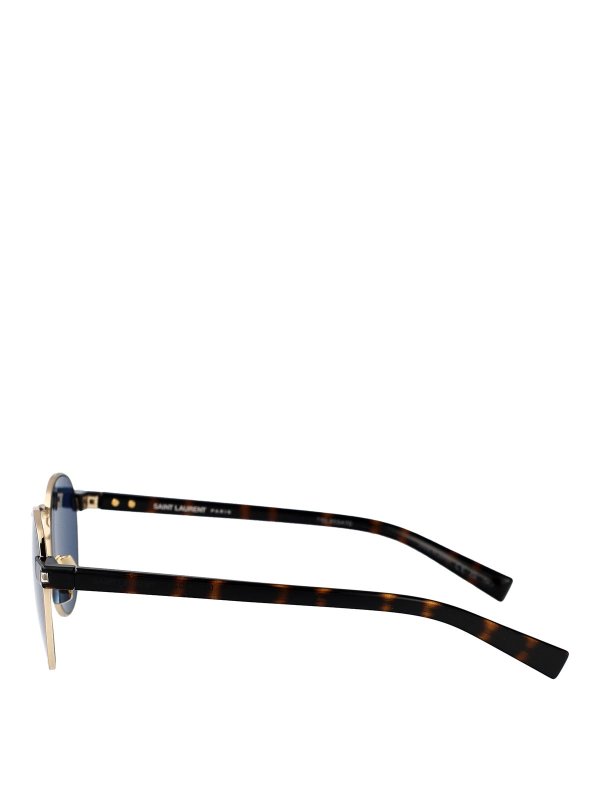 The Best Shops SAINT LAURENT: Lunettes de soleil - Lunettes De Soleil - Or