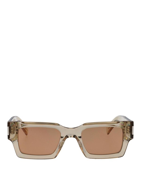 SAINT LAURENT: サングラス - サングラス - イエロー