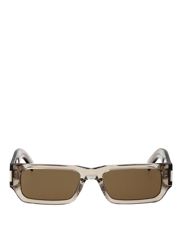 SAINT LAURENT: Sonnenbrillen - Sonnenbrille - Beige