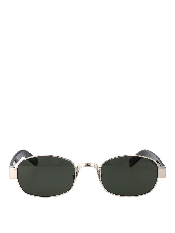 SAINT LAURENT: Lunettes de soleil - Lunettes De Soleil - Argent