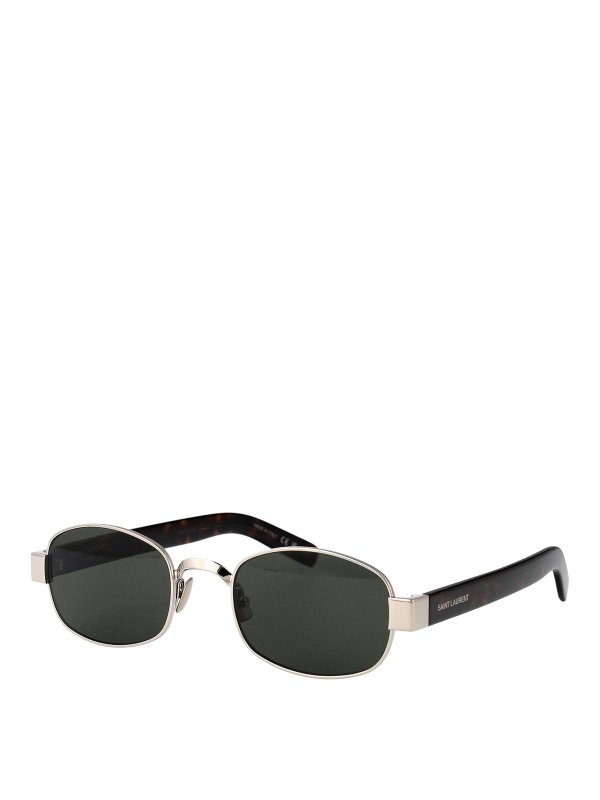 SAINT LAURENT: Lunettes de soleil online - Lunettes De Soleil - Argent