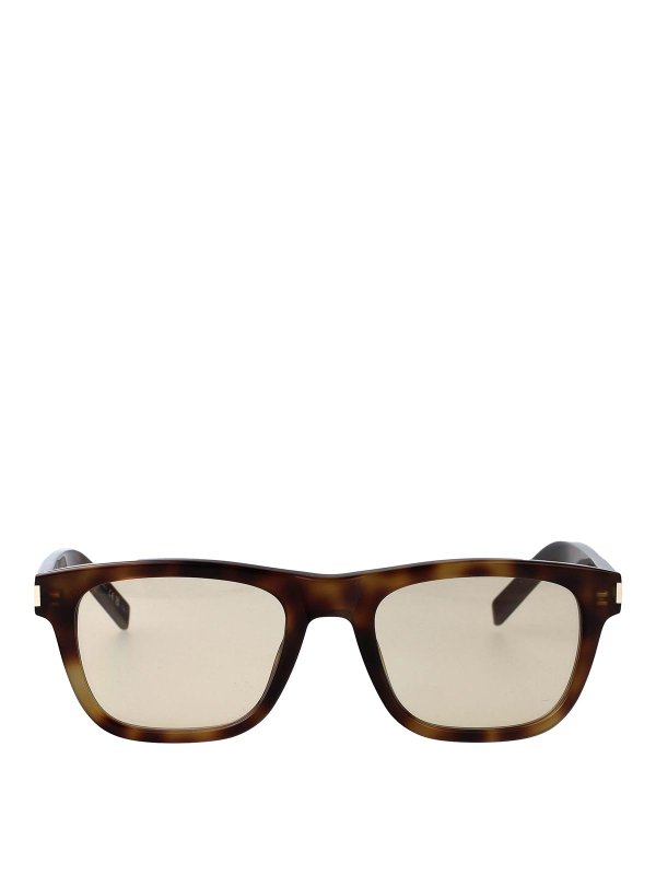 SAINT LAURENT: Sonnenbrillen - Sonnenbrille - Braun